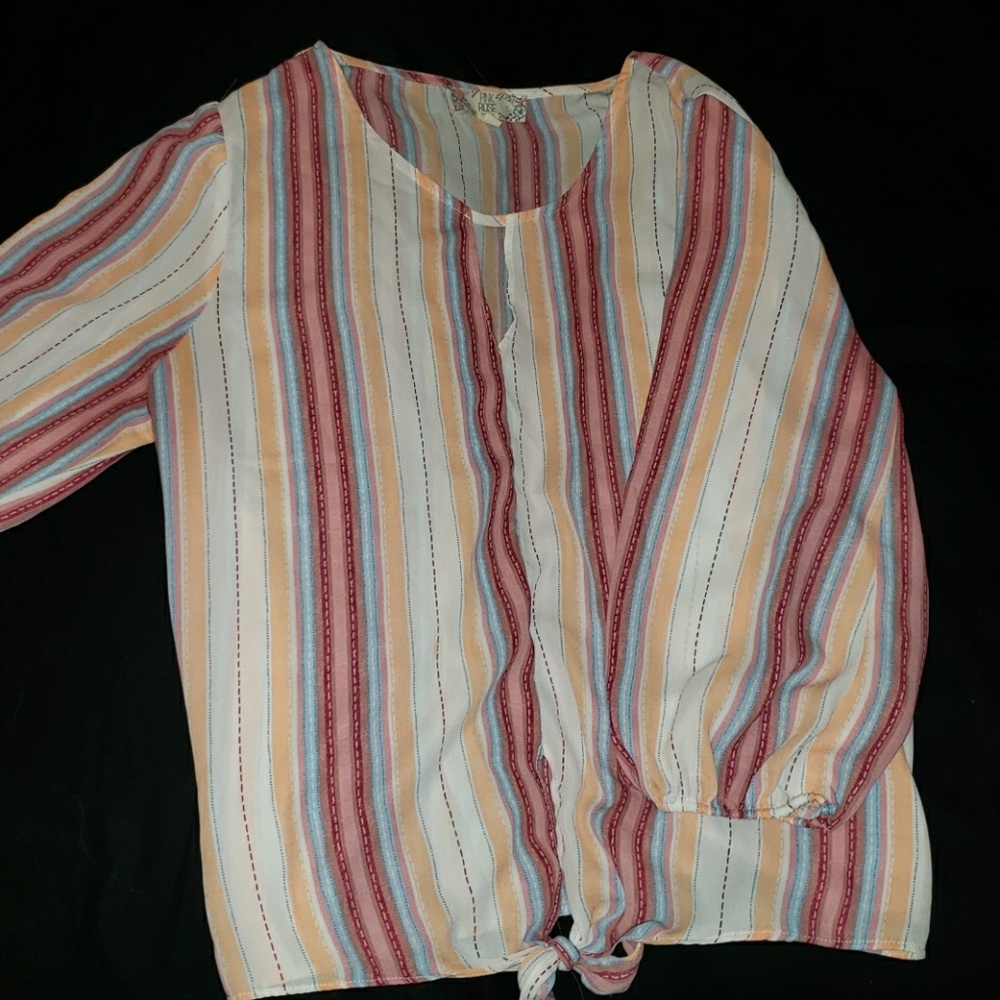Retro Top Multi Colored